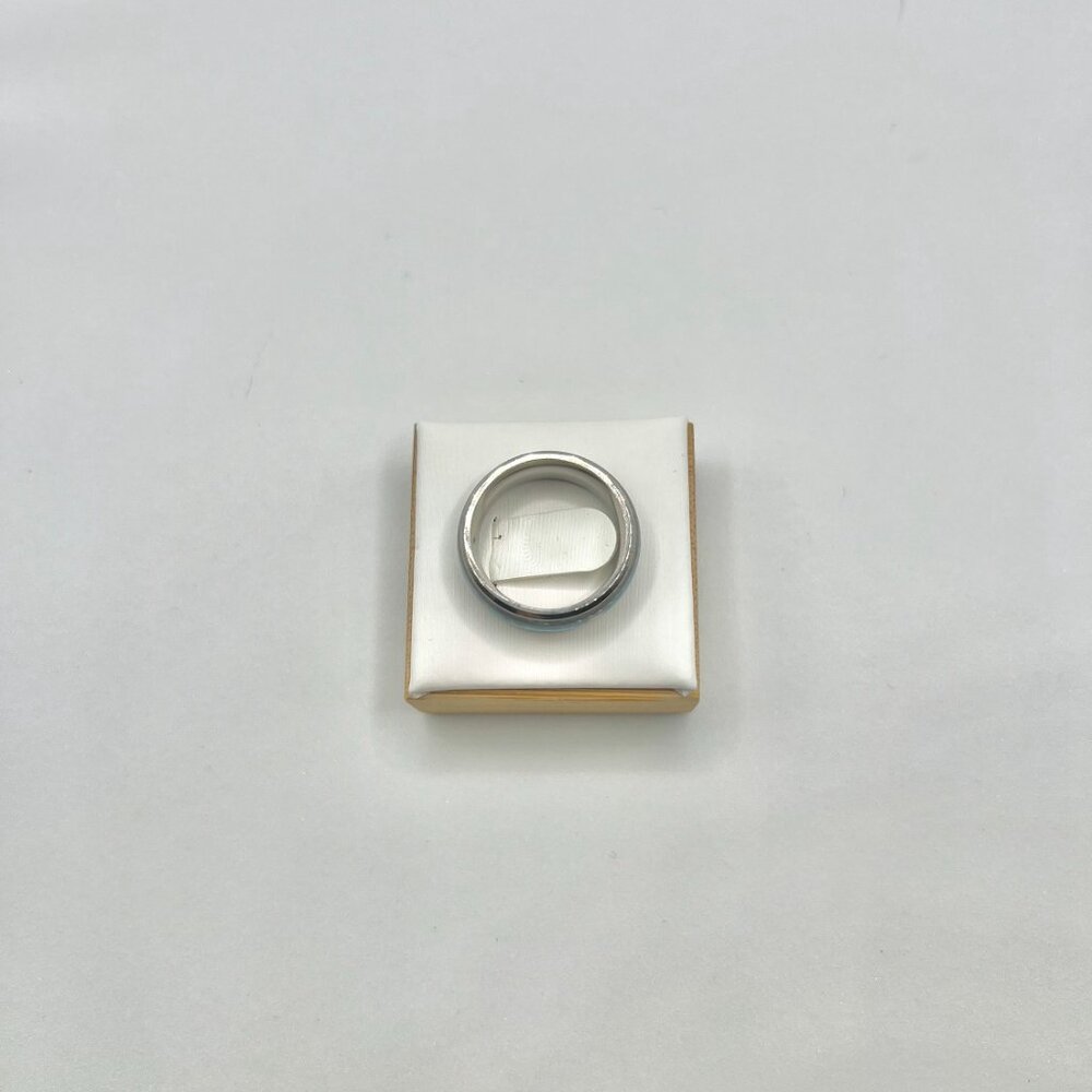 Pearl Shell Silver Ring - Size 7 - Picture 3 of 5